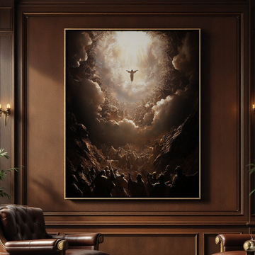 Jesus Christ Canvas The Savior’s Grace for Your Home, Christian Wall Decor
