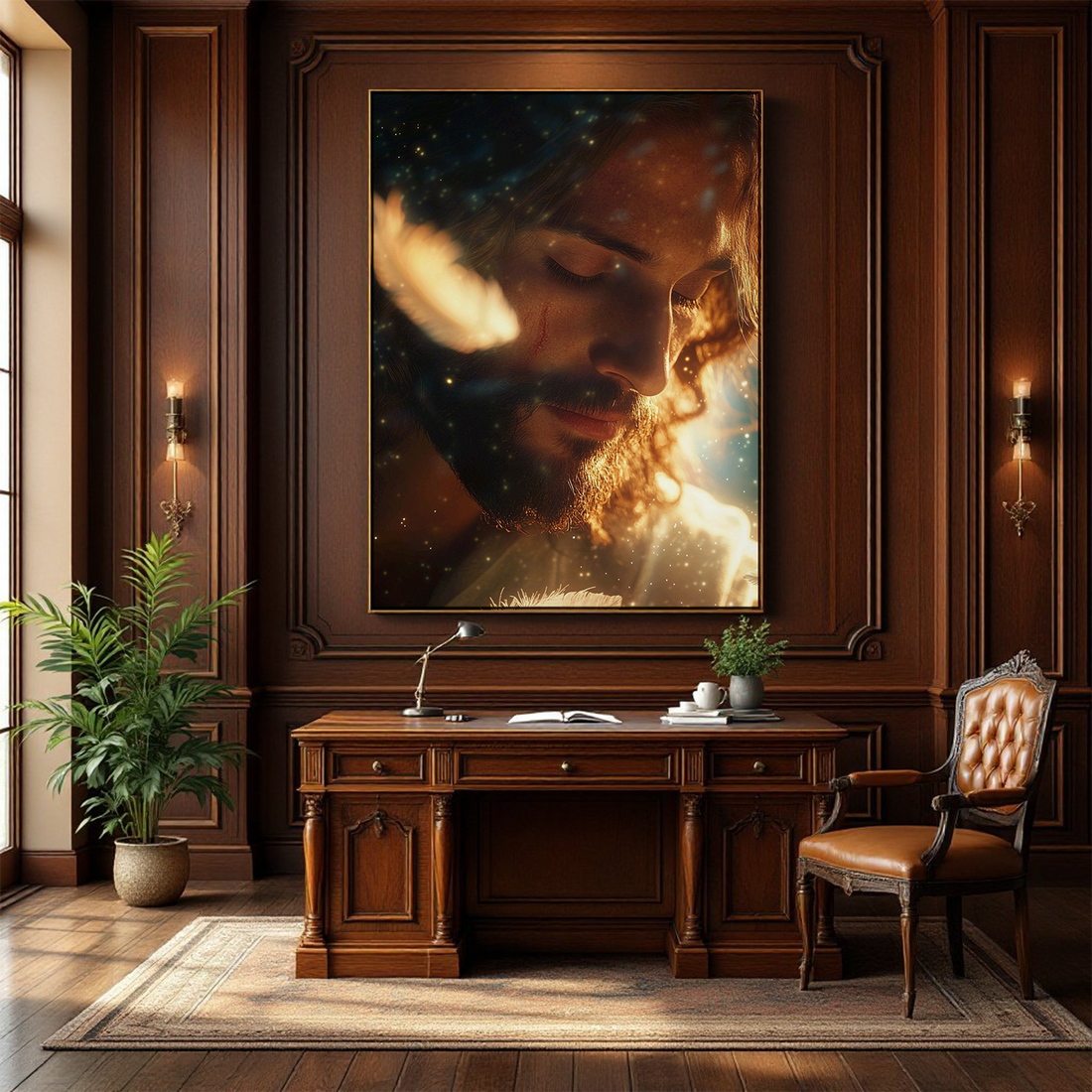 Jesus Canvas Art – Powerful Portraits of Christ for Christian Wall Decor Canvas