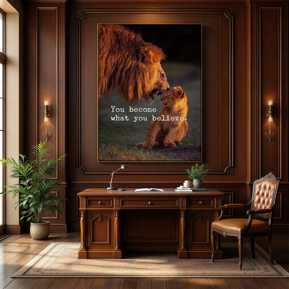 You Become What You Believe - Inspirational Motivational Wall Art